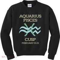 Aquarius Pisces Cusp Zodiac Horoscope Kids Sweatshirt thumb 0
