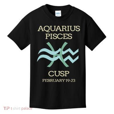 Aquarius Pisces Cusp Zodiac Horoscope Kids T-Shirt