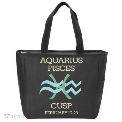 Aquarius Pisces Cusp Zodiac Horoscope Tote Bag
