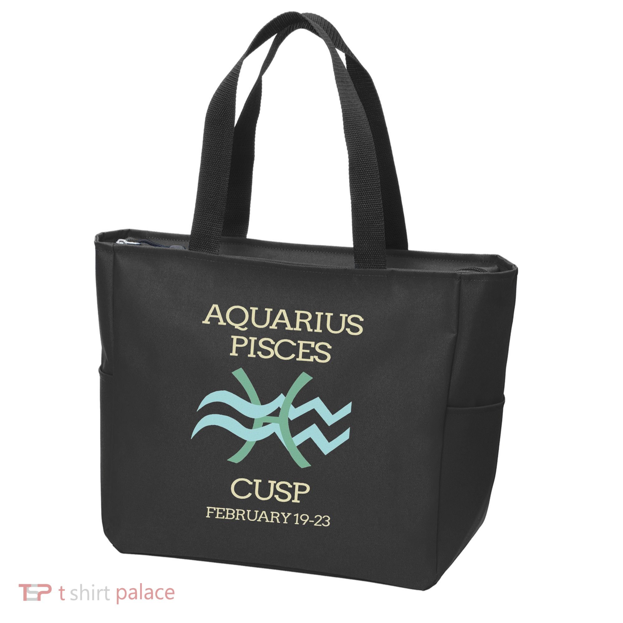 Aquarius Pisces Cusp Zodiac Horoscope Tote Bag