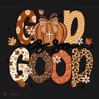 Autumn Pumpkin Christian Thanksgiving Faith God Is So Good Coaster thumb 2