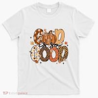 Autumn Pumpkin Christian Thanksgiving Faith God Is So Good T-Shirt thumb 0