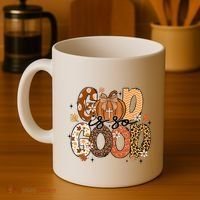 Autumn Pumpkin Christian Thanksgiving Faith God Is So Good Coffee Mug thumb 4