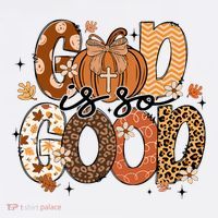 Autumn Pumpkin Christian Thanksgiving Faith God Is So Good Hat thumb 2