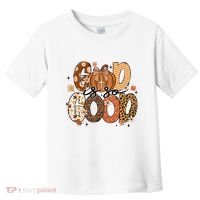 Autumn Pumpkin Christian Thanksgiving Faith God Is So Good Toddler T-Shirt thumb 0