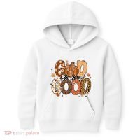 Autumn Pumpkin Christian Thanksgiving Faith God Is So Good Kids Hoodie thumb 0