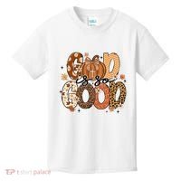 Autumn Pumpkin Christian Thanksgiving Faith God Is So Good Kids T-Shirt thumb 0