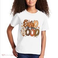 Autumn Pumpkin Christian Thanksgiving Faith God Is So Good Kids T-Shirt thumb 2