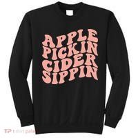 Apple Pickin Cider Sippin Apple Picking Crew Harvest Season Sweatshirt thumb 0