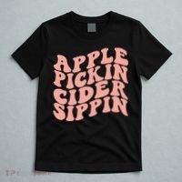 Apple Pickin Cider Sippin Apple Picking Crew Harvest Season T-Shirt thumb 5