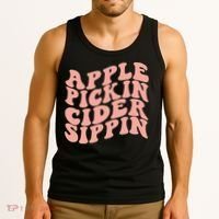 Apple Pickin Cider Sippin Apple Picking Crew Harvest Season Tank Top thumb 3