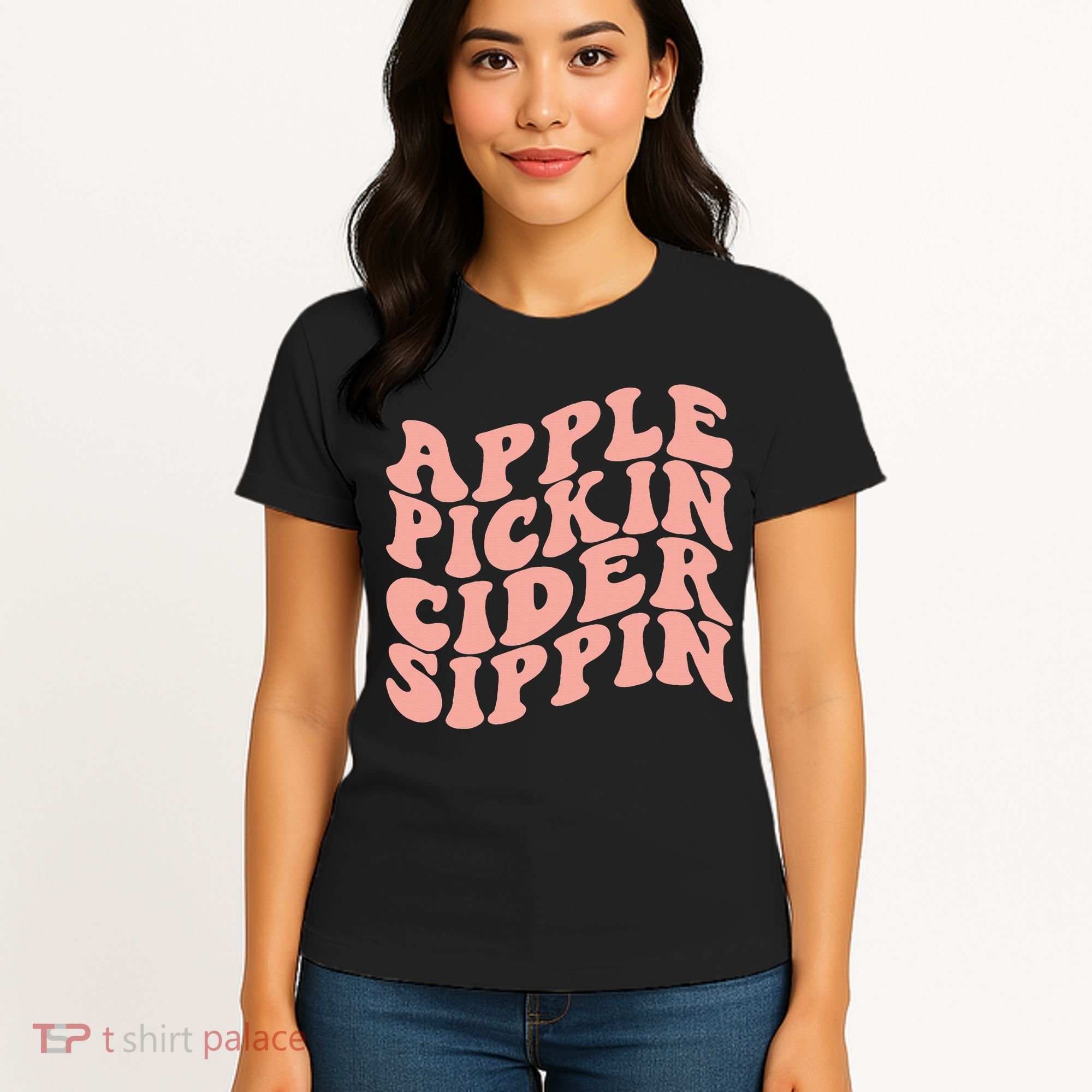 Apple Pickin Cider Sippin Apple Picking Crew Harvest Season Women's T-Shirt