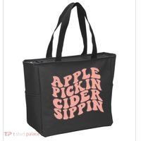 Apple Pickin Cider Sippin Apple Picking Crew Harvest Season Tote Bag thumb 2