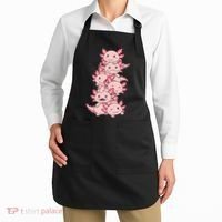 Axolotl Pile Cute Animals Kawaii Anime Funny Axolotl Apron thumb 2