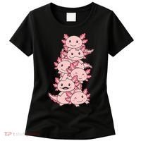 Axolotl Pile Cute Animals Kawaii Anime Funny Axolotl Women's T-Shirt thumb 0