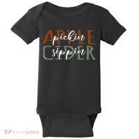Apple Pickin Cider Sippin Apple Picking Crew Harvest Season Baby Bodysuit thumb 0