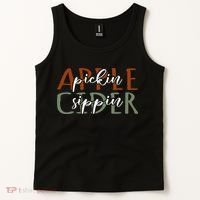 Apple Pickin Cider Sippin Apple Picking Crew Harvest Season Tank Top thumb 2