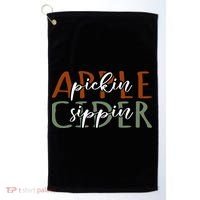 Apple Pickin Cider Sippin Apple Picking Crew Harvest Season Golf Towel thumb 0