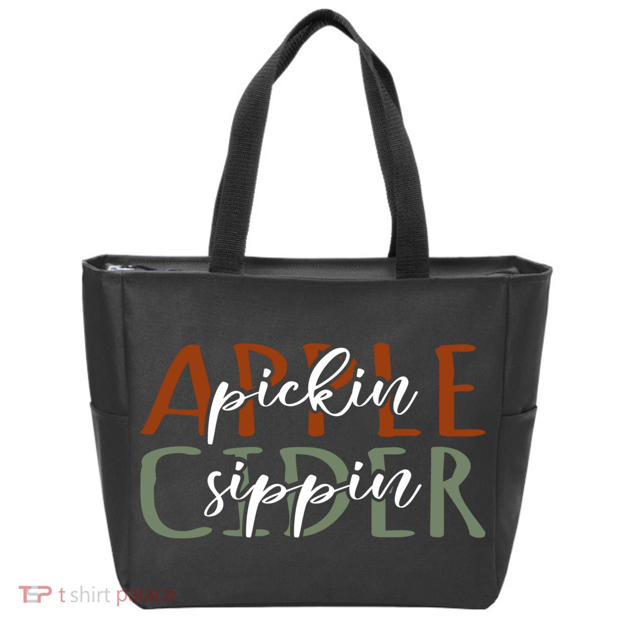 Apple Pickin Cider Sippin Apple Picking Crew Harvest Season Tote Bag