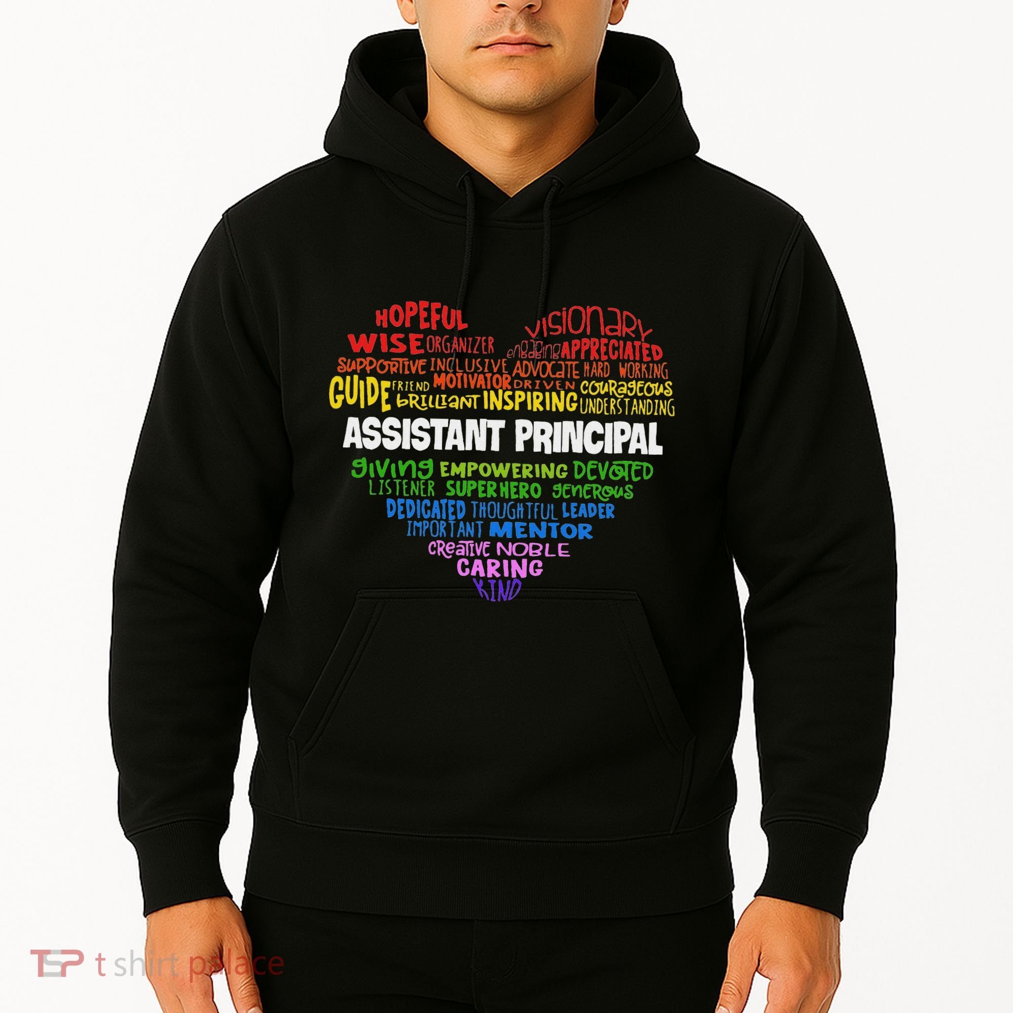 Assistant Principal Cute Hear Back To School Hoodie