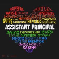 Assistant Principal Cute Hear Back To School Apron thumb 3