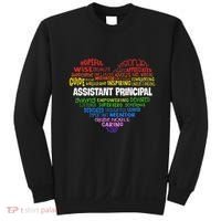 Assistant Principal Cute Hear Back To School Sweatshirt thumb 0