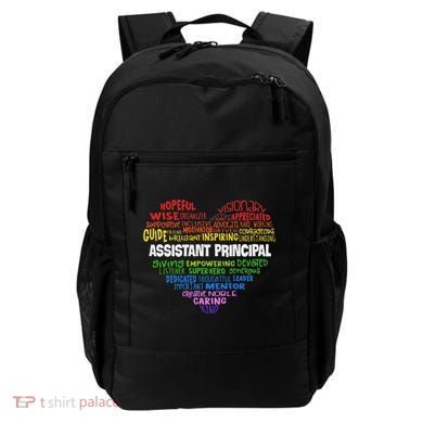 Assistant Principal Cute Hear Back To School Backpack