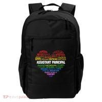 Assistant Principal Cute Hear Back To School Backpack thumb 0