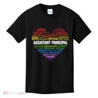 Assistant Principal Cute Hear Back To School Kids T-Shirt thumb 0