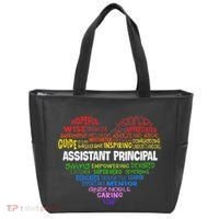 Assistant Principal Cute Hear Back To School Tote Bag thumb 0