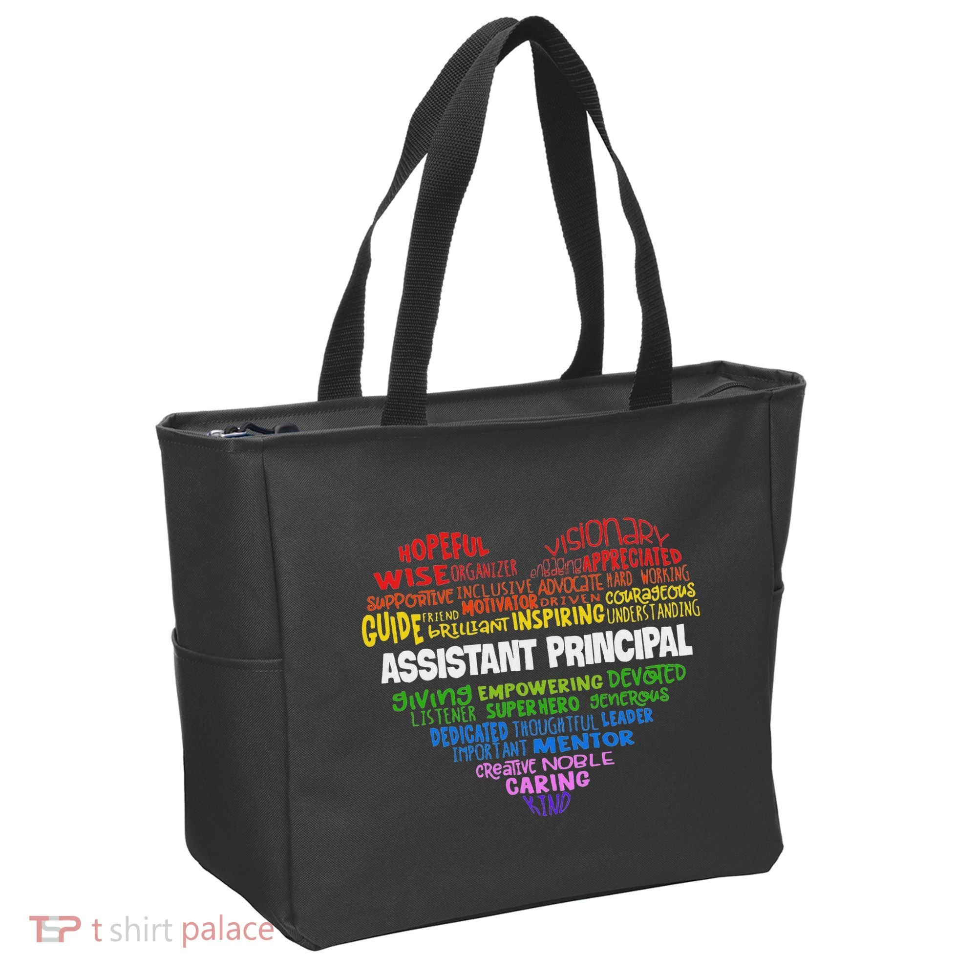 Assistant Principal Cute Hear Back To School Tote Bag