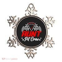 Aunt Pit Crew Birthday Party Race Car Lover Racing Family Ornament thumb 0
