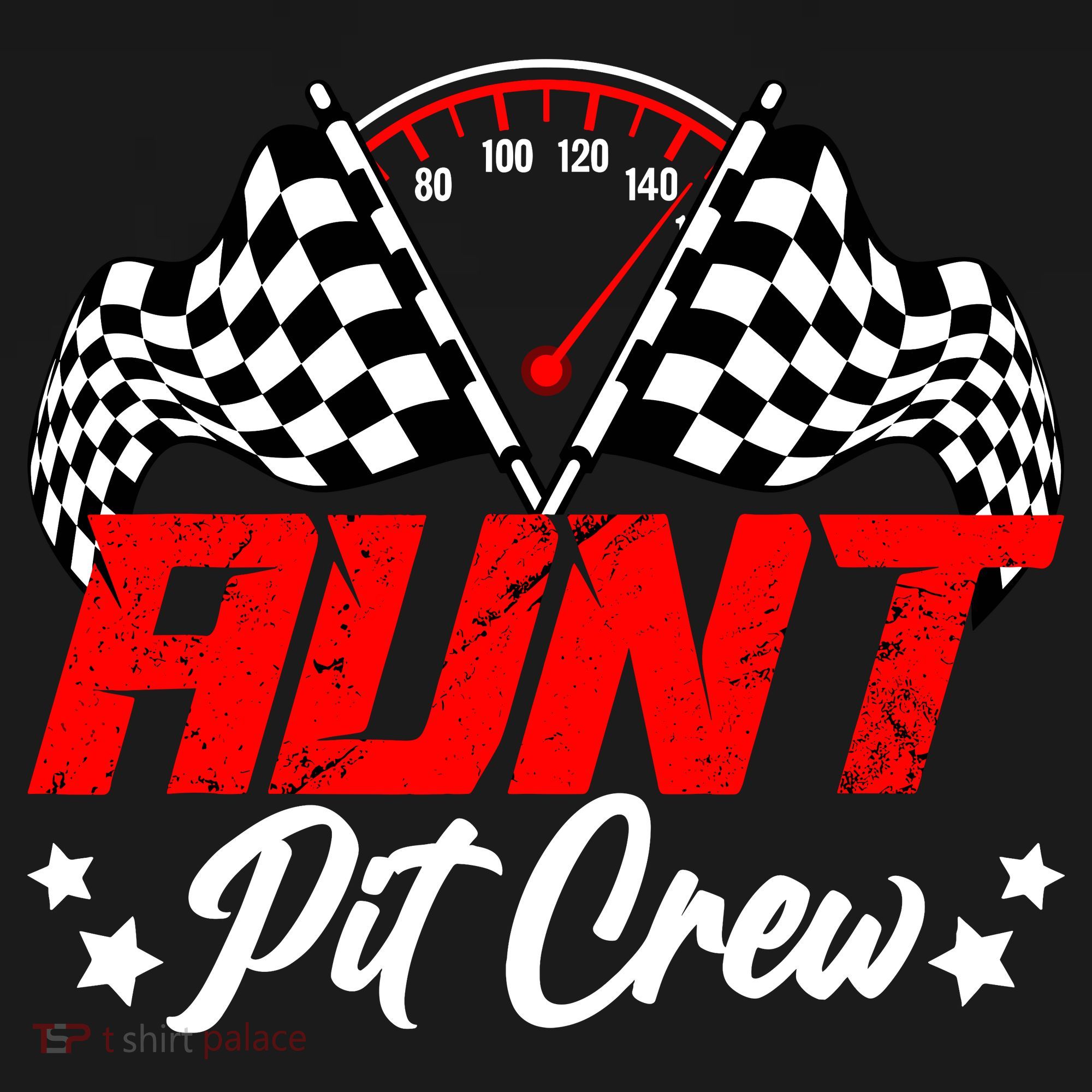 Aunt Pit Crew Birthday Party Race Car Lover Racing Family Ornament