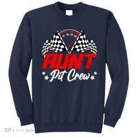 Aunt Pit Crew Birthday Party Race Car Lover Racing Family Sweatshirt thumb 0