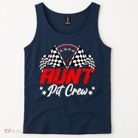 Aunt Pit Crew Birthday Party Race Car Lover Racing Family Tank Top thumb 2