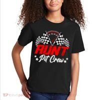 Aunt Pit Crew Birthday Party Race Car Lover Racing Family Kids T-Shirt thumb 2
