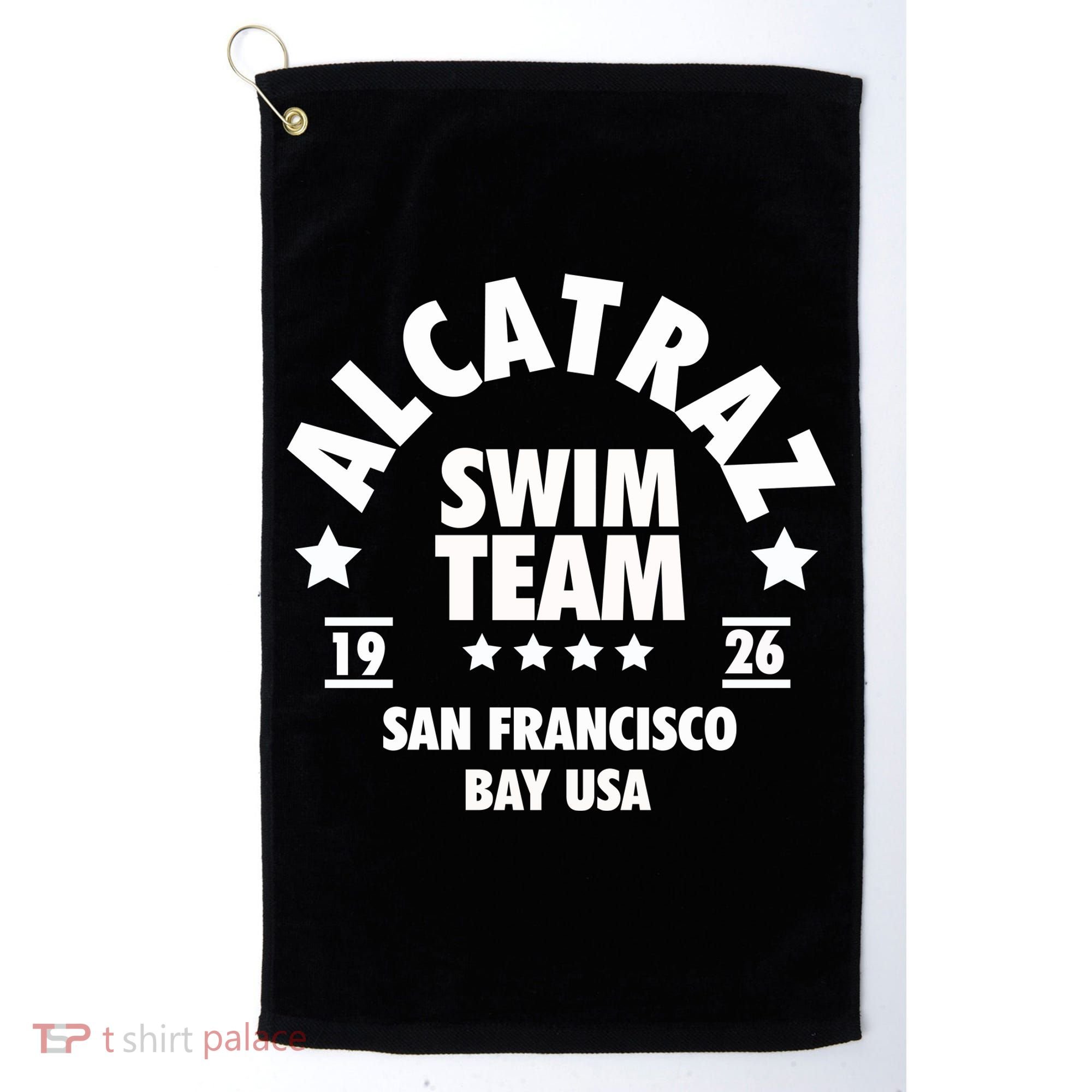 Alcatraz Prison Clothing Gift Alcatraz Swim Team Gift Golf Towel