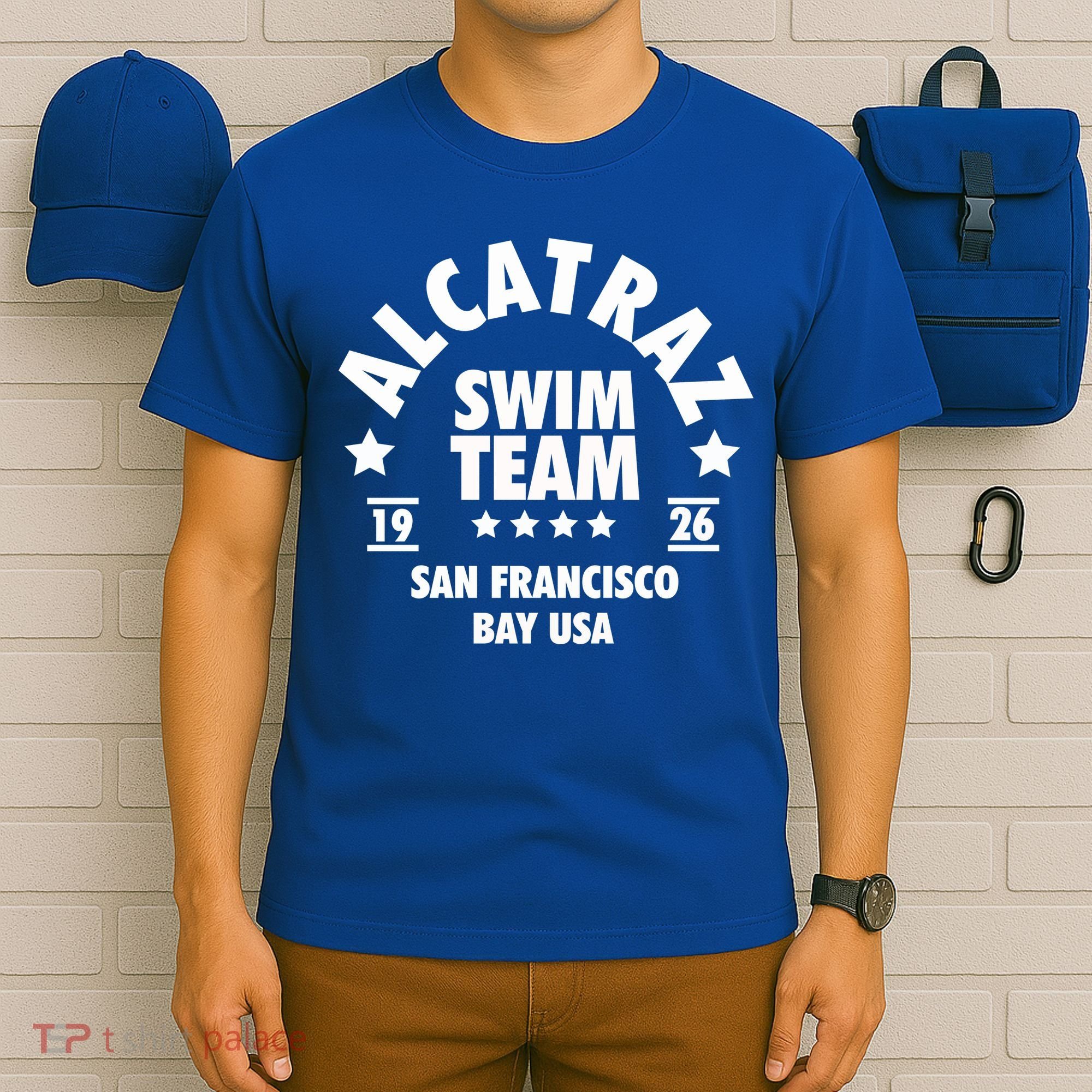 Alcatraz Prison Clothing Gift Alcatraz Swim Team Gift T-Shirt