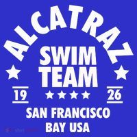 Alcatraz Prison Clothing Gift Alcatraz Swim Team Gift T-Shirt thumb 7