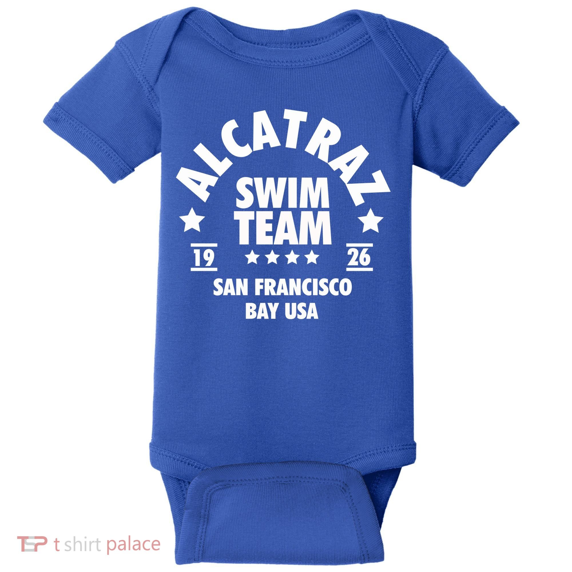 Alcatraz Prison Clothing Gift Alcatraz Swim Team Gift Baby Bodysuit