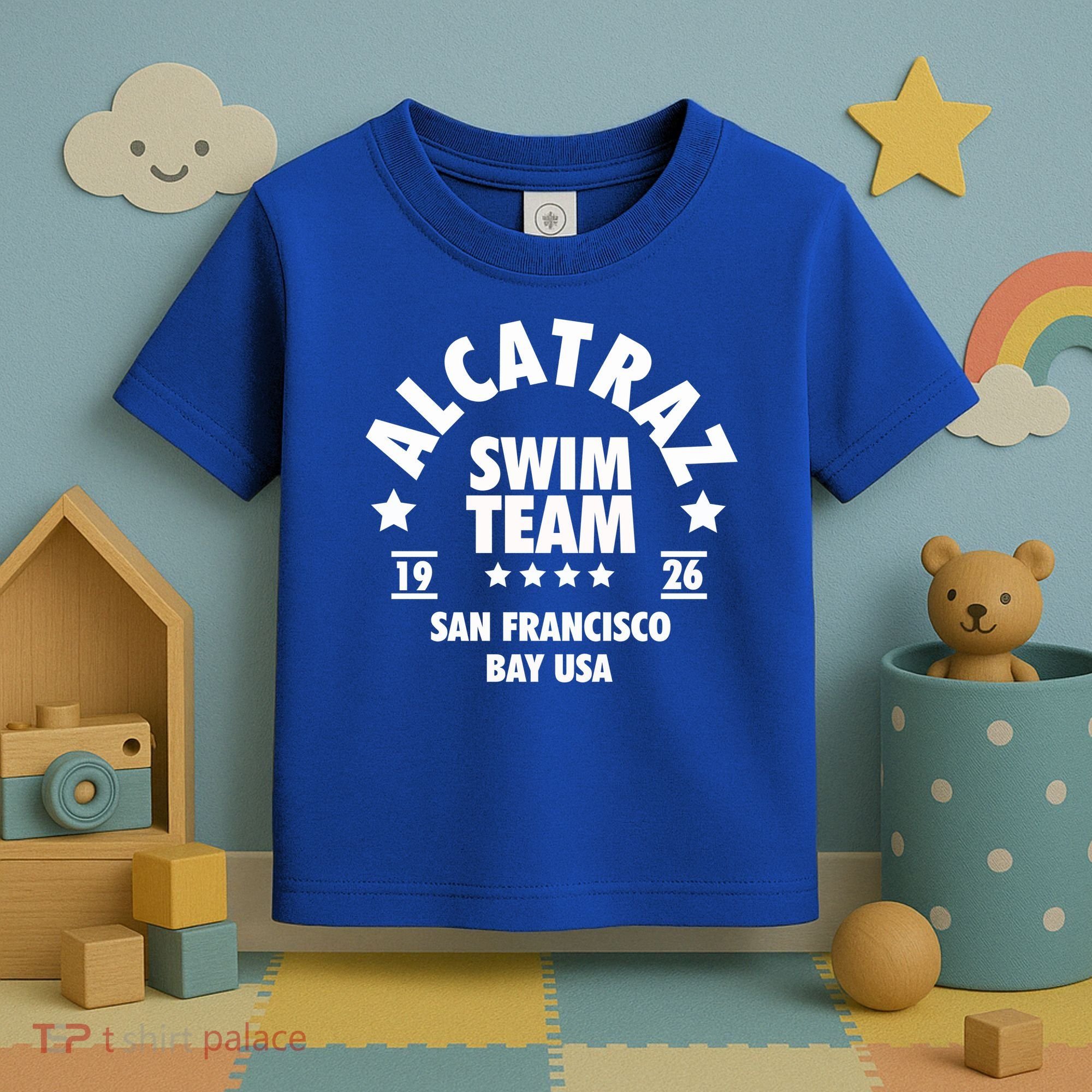 Alcatraz Prison Clothing Gift Alcatraz Swim Team Gift Toddler T-Shirt