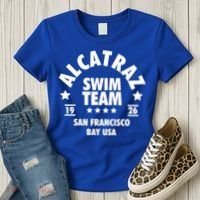 Alcatraz Prison Clothing Gift Alcatraz Swim Team Gift Women's T-Shirt thumb 3