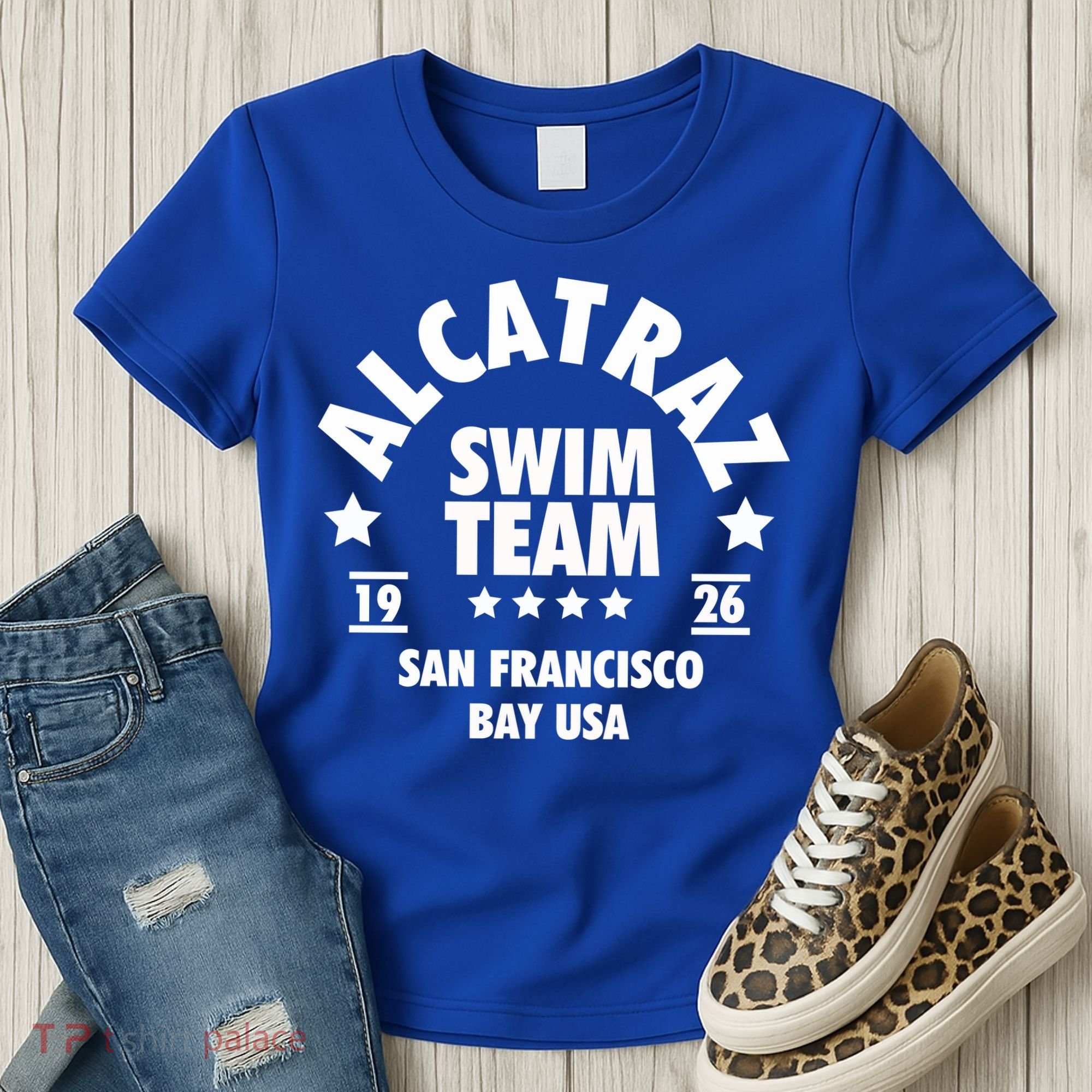 Alcatraz Prison Clothing Gift Alcatraz Swim Team Gift Women's T-Shirt
