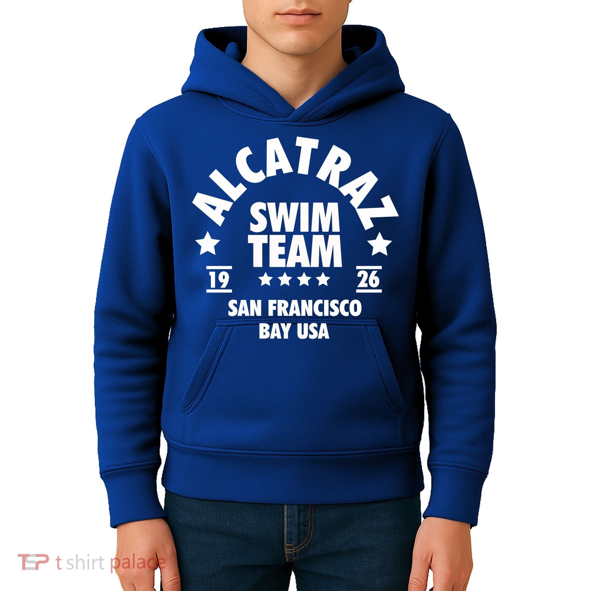 Alcatraz Prison Clothing Gift Alcatraz Swim Team Gift Kids Hoodie