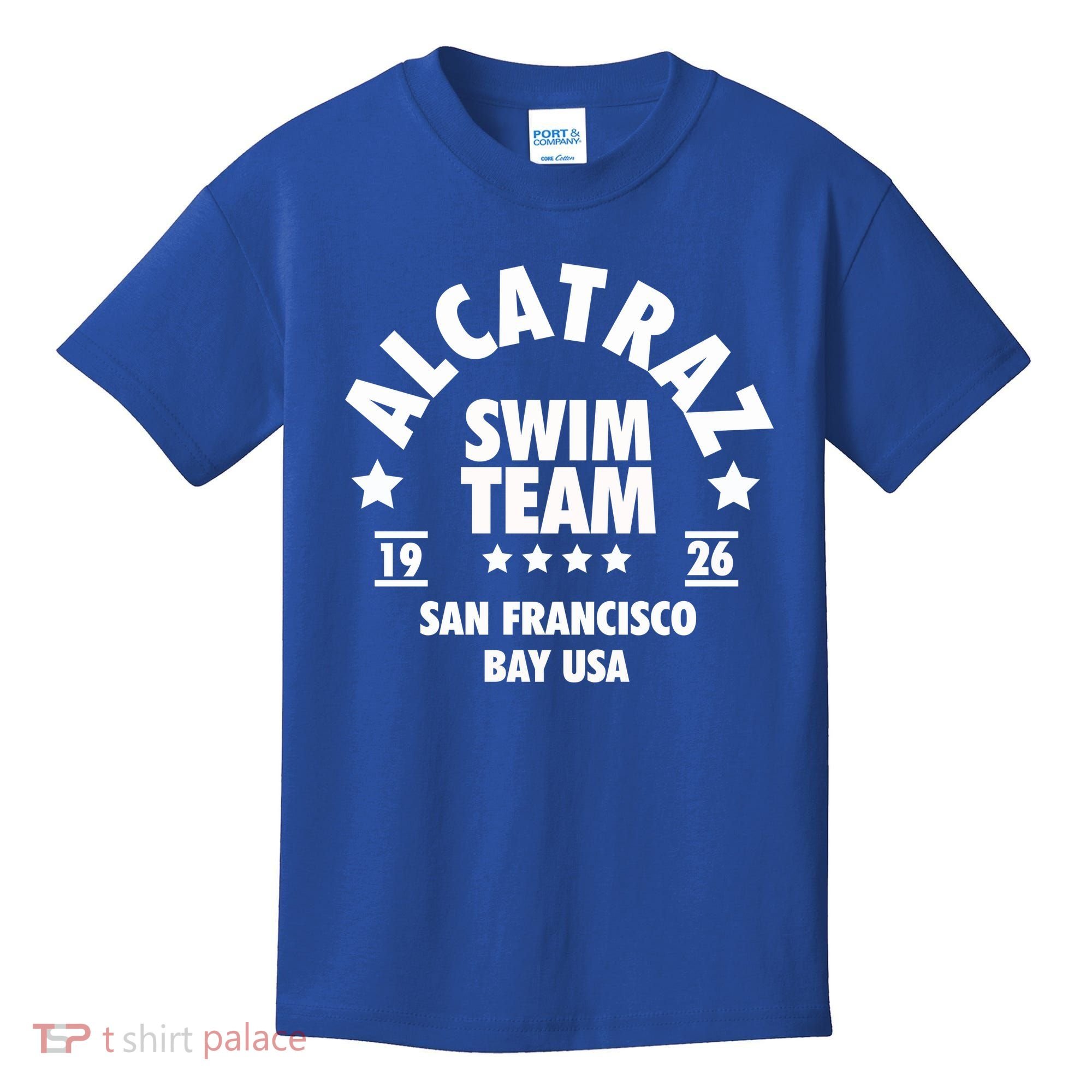 Alcatraz Prison Clothing Gift Alcatraz Swim Team Gift Kids T-Shirt