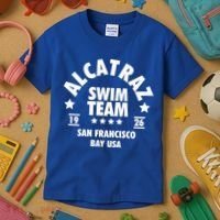 Alcatraz Prison Clothing Gift Alcatraz Swim Team Gift Kids T-Shirt thumb 3