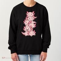 Axolotl Pile Cute Animals Kawaii Anime Women's Sweatshirt thumb 0
