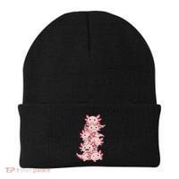 Axolotl Pile Cute Animals Kawaii Anime Beanie thumb 0