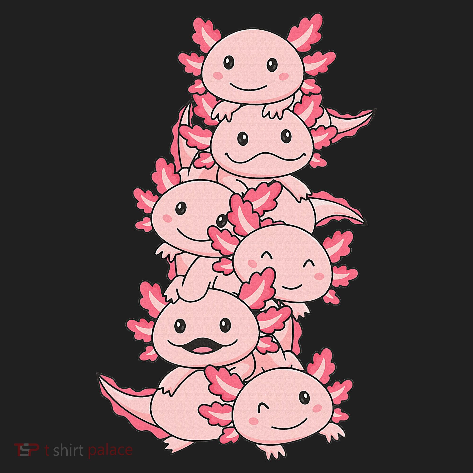 Axolotl Pile Cute Animals Kawaii Anime Beanie