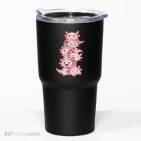 Axolotl Pile Cute Animals Kawaii Anime Tumbler thumb 0